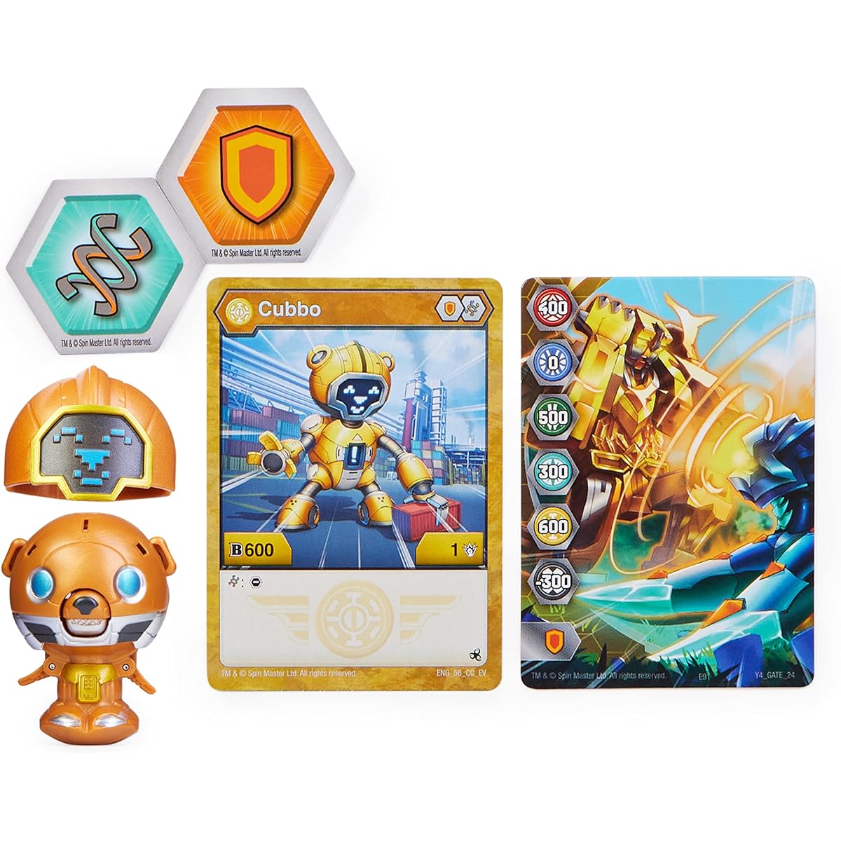 Bakugan Robo Kubbo Pack Evolution Transformation Collectible Action Figures for Kids Ages 6+ Boys Toys