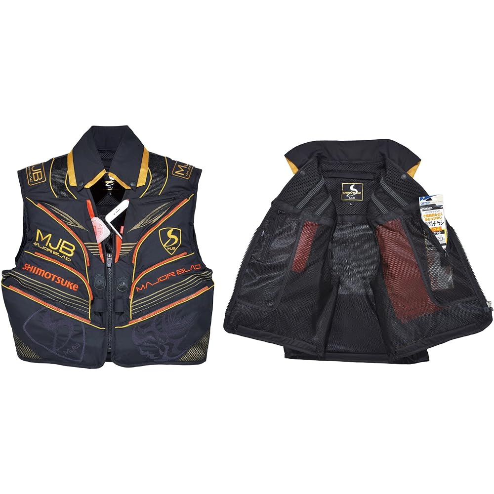 [Shimotsuke] SMV-340CW MJB Major Blood Ayu Vest CW Black