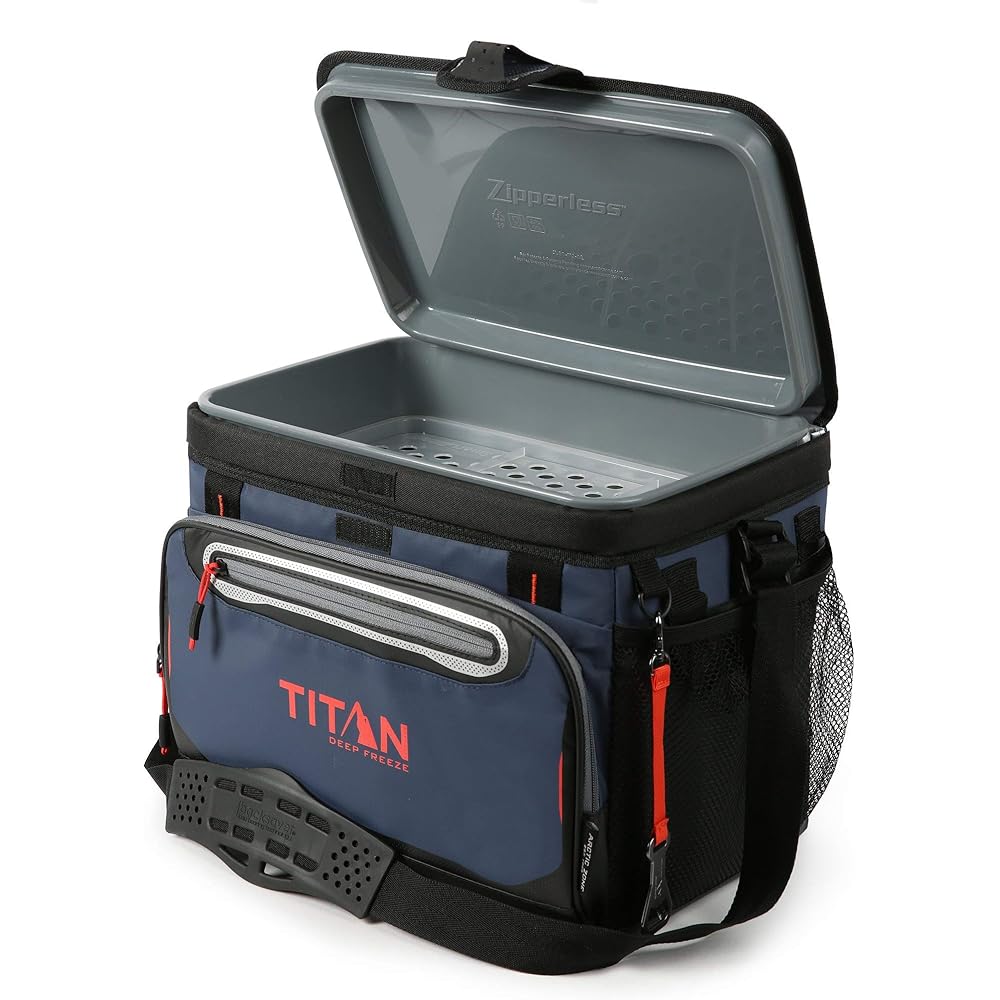 Titan Cooler Box Deep Freeze 16L 30 Can Navy