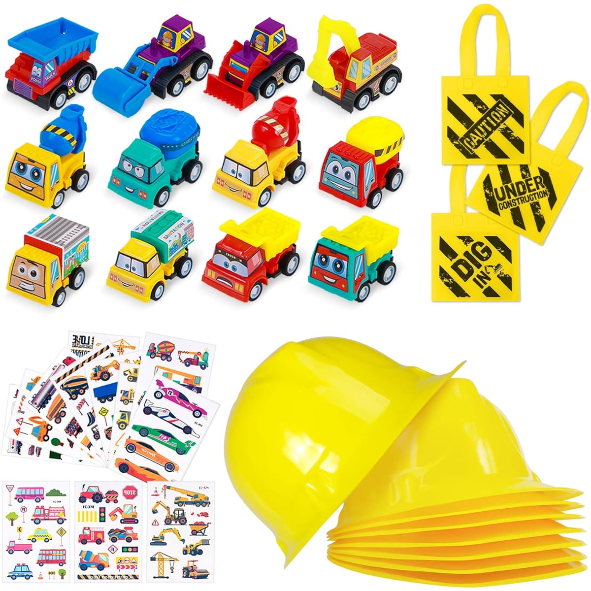 Lorfancy Construction Birthday Party Supplies