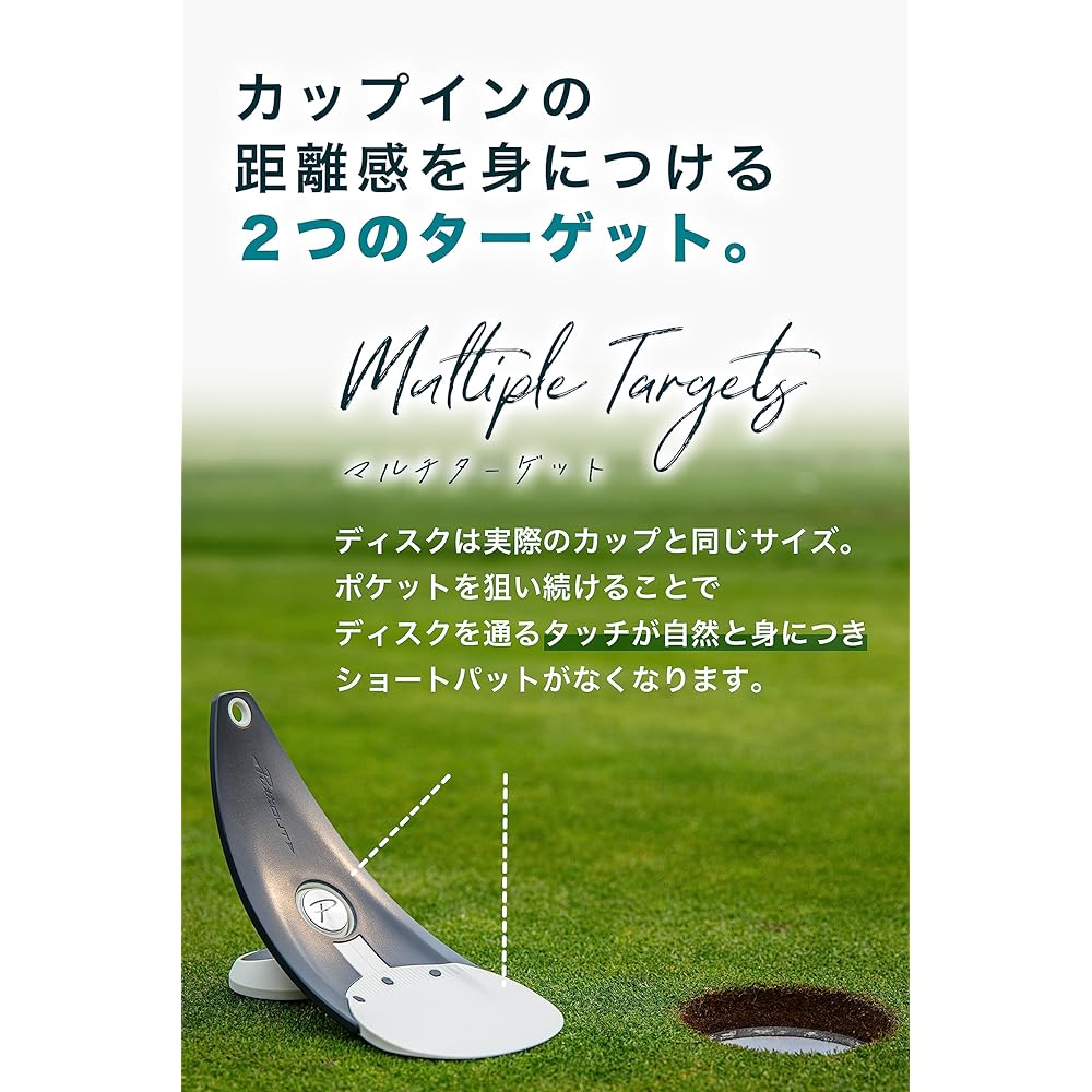 [Putt OUT Official] Putter practice Golf practice [Authentic putting practice that can be done indoors] Putter practice equipment Golf Golf practice equipment (for adjusting sense of distance and direction!) Practice equipment Golf putter practice equipm