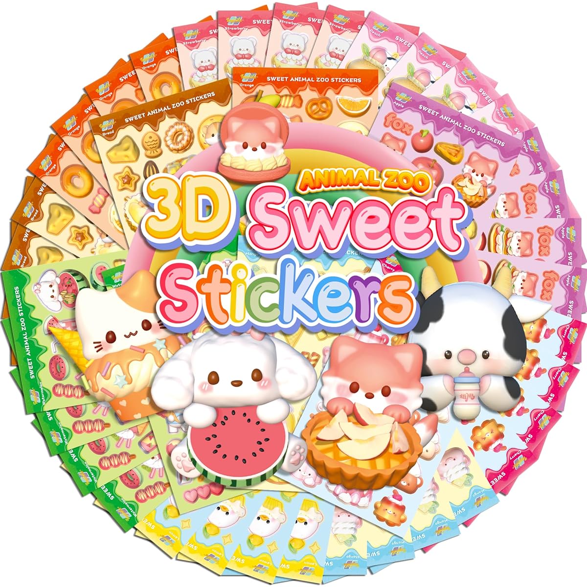 Bubble Scented Stickers Scratch & Sniff Stickers for Kids