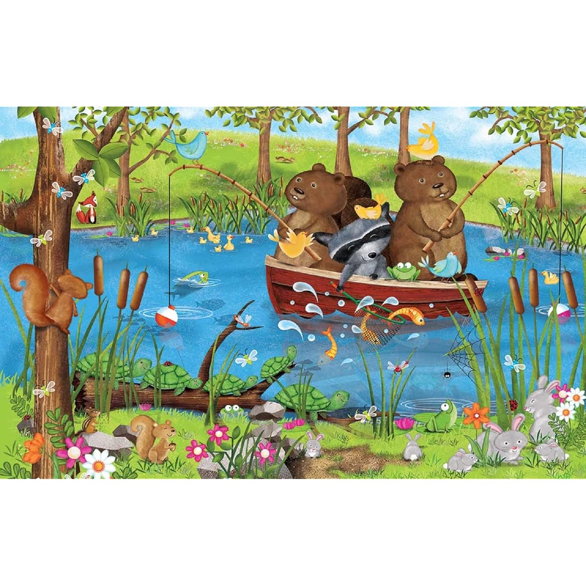 SUNSOUT INC Jigsaw Puzzle Fishing 100 Pieces