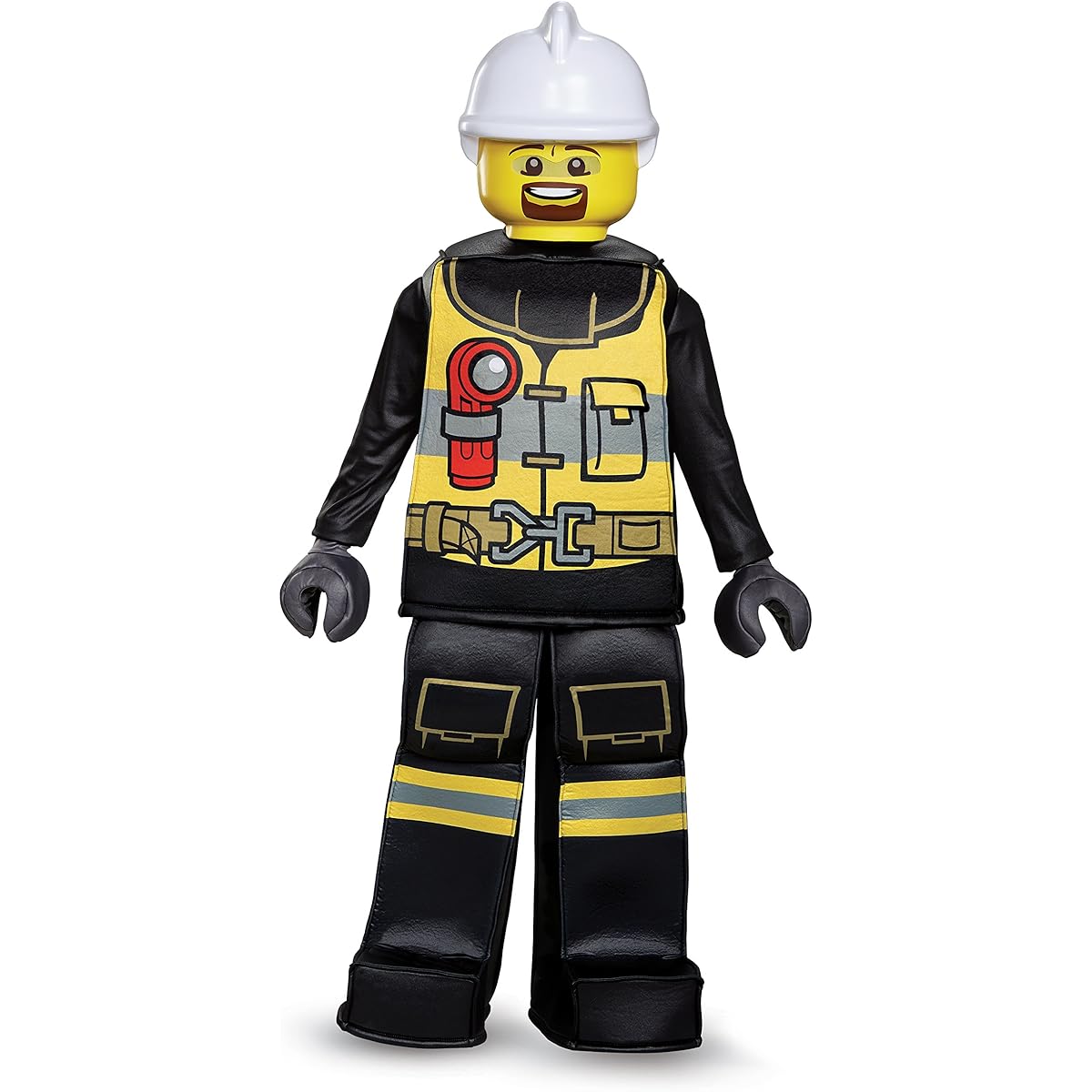 Firefighter LEGO Prestige Outfit, Costume for Children and Men Firefighter Prestige