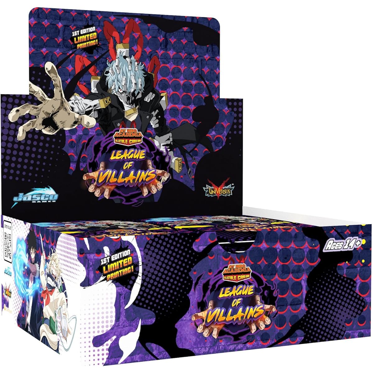 My Hero Academia Collector's Card Game Series 4 Unlimited League of Villains 10 Cards Single Pack Booster Pack | Adult TCG | Ages 14+ | 2 Players | Average Play Time 20-30 minutes | Manufactured by Jasco Games