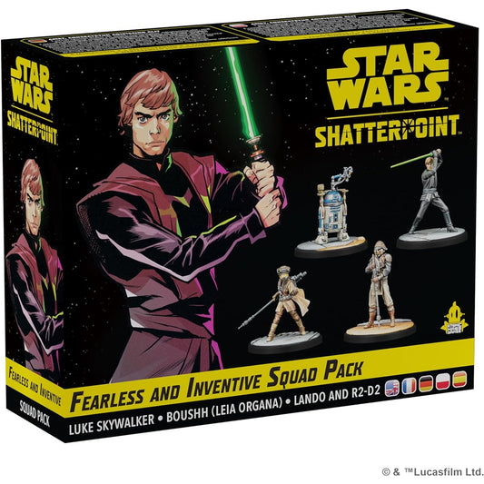 Atomic Mass Games Star Wars Shatterpoint Fearless and Ingenious Squad Pack - Tabletop Miniatures Game Strategy Game for Kids and Adults Ages 14+ 2 Players 90 Minute Playtime