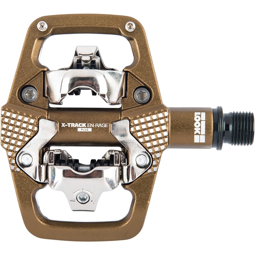 Look Bicycle Pedals X-Track En-Rage Plus, Bronze, SPD 00018232
