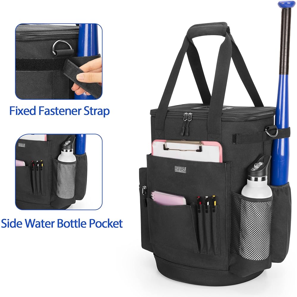 GOBUROS Baseball Ball Bag EVA Sole Baseball Ball Case