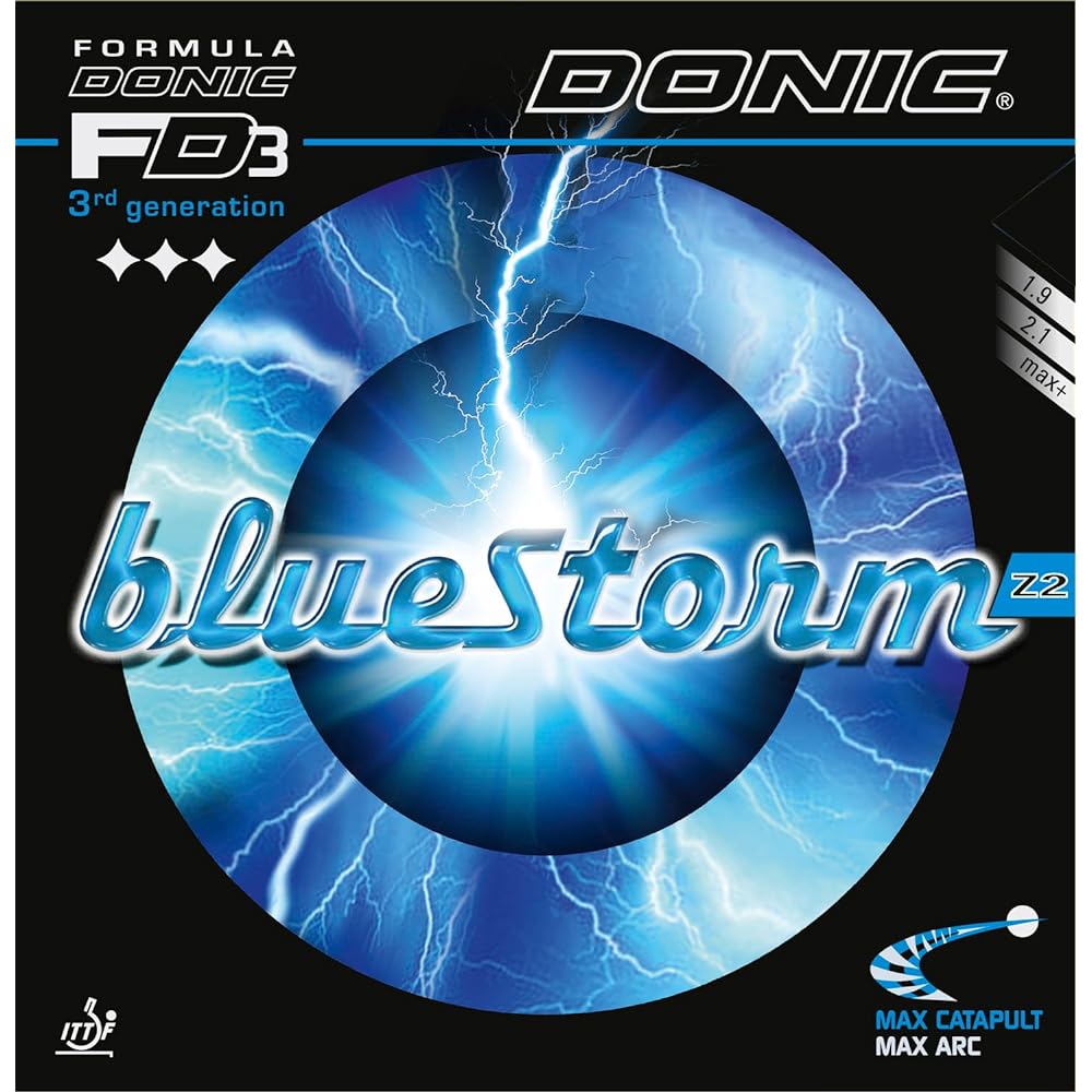 DONIC Table Tennis Back Soft Rubber Blue Storm Z3 AL088