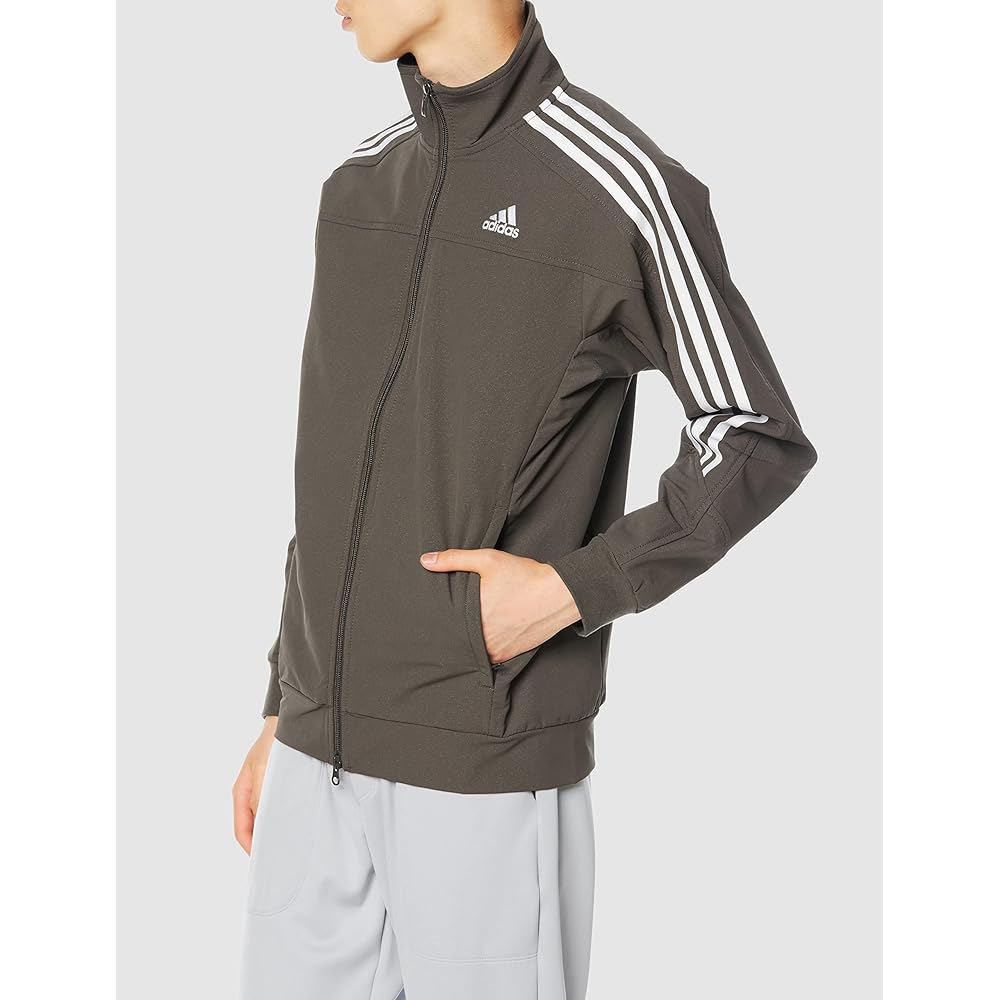 [Adidas] Jersey Top 3 Stripes 24/7 Wu Jacket BT737 Men's