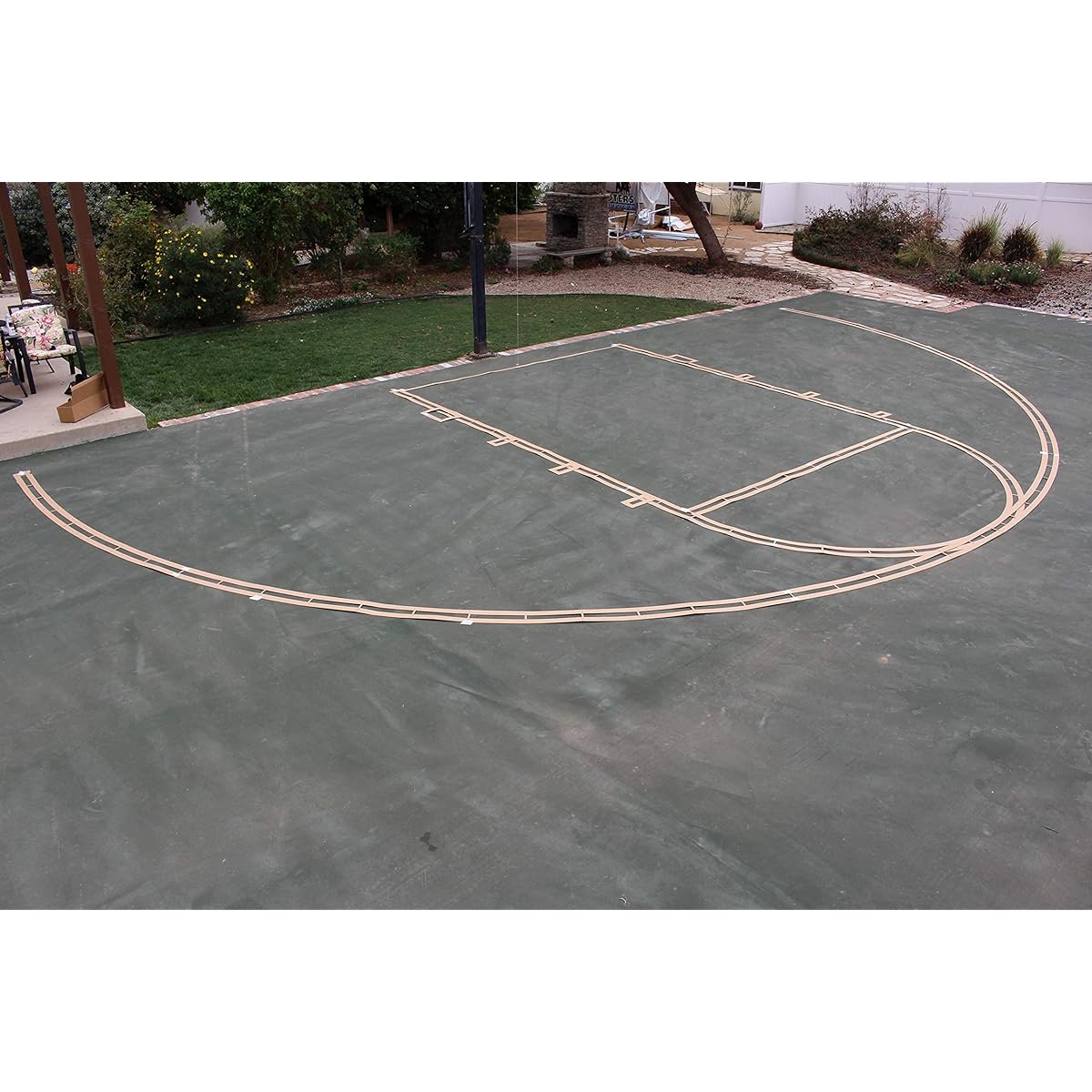 Easycoat Premium Basketball court stencil kit