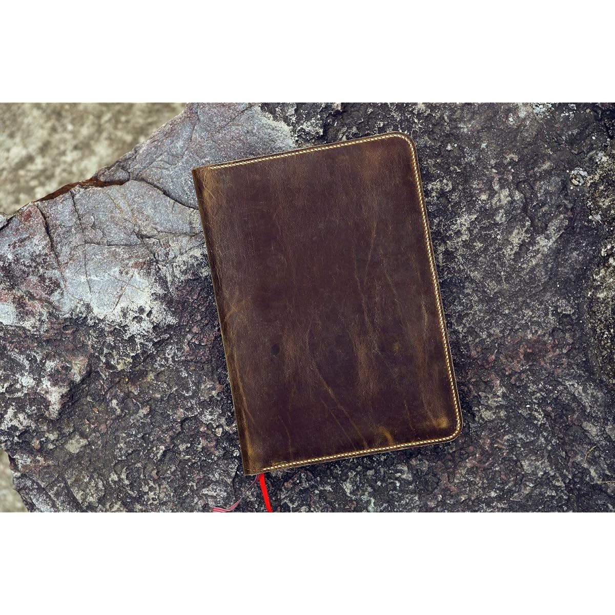 Leuchtturm Sketchbook Leather Planner Cover Case Oil Tanned Cowhide Leather for Leuchtturm 1917 SKETCHBOOK MASTER 90 Page Notebook Genuine Leather Cover LA4P05S-45