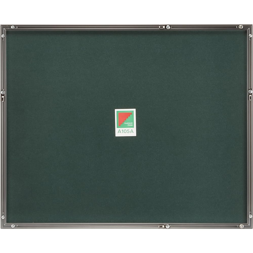 FUJICOLOR Picture Frame A105A Acrylic Half Cut Aluminum Silver 32047