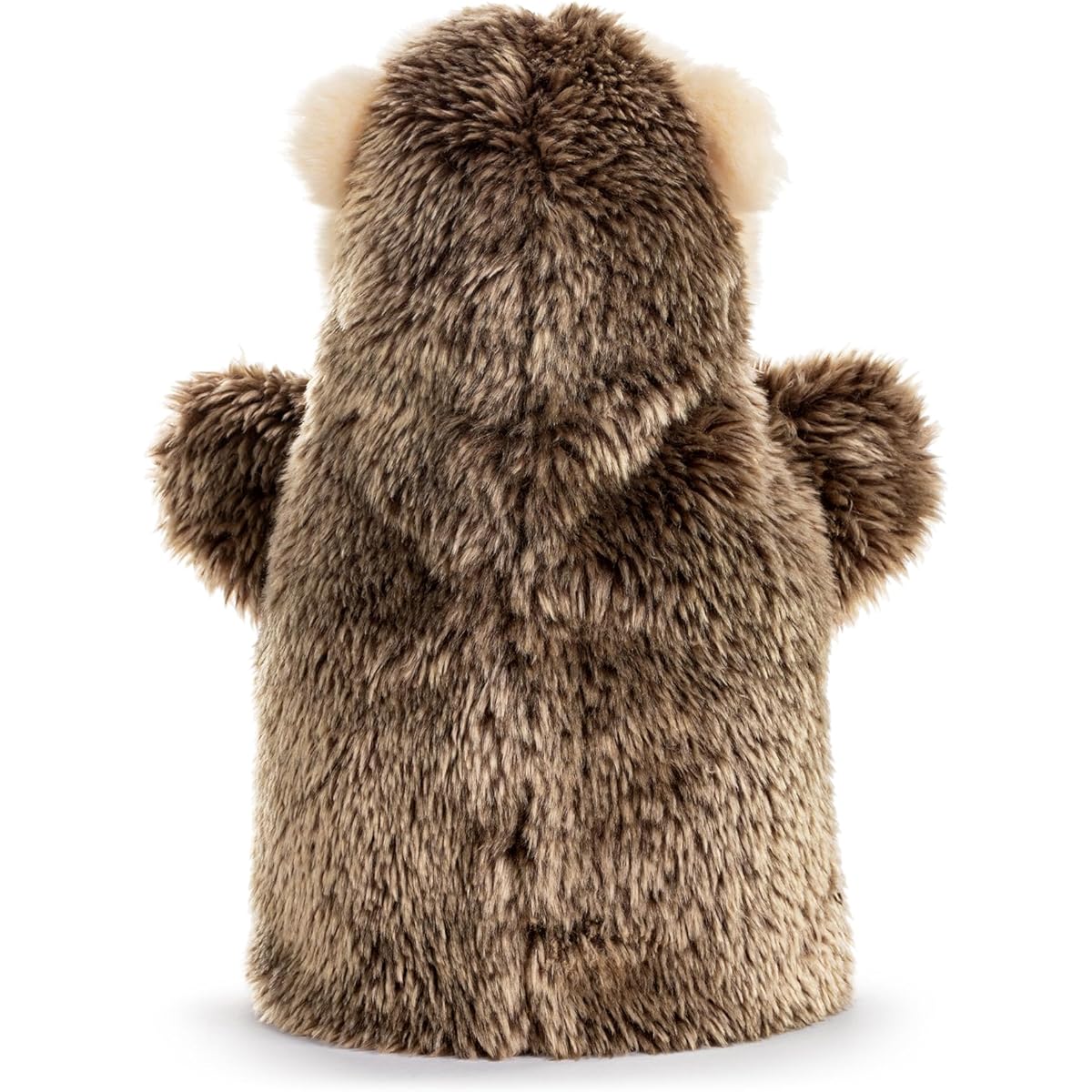 DEMDACO 5004810059 Animal Crafts Hedgehog Brown and Tan 11 x 7.5 Inch Polyester Soft Plush Hand Puppet
