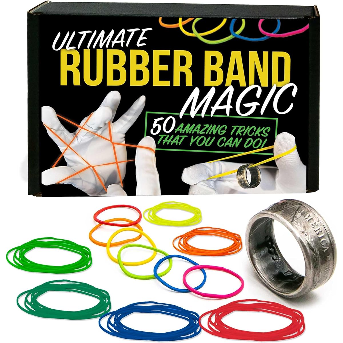 Magic Makers Band-It - Ultimate Rubber Band & Ring Illusion