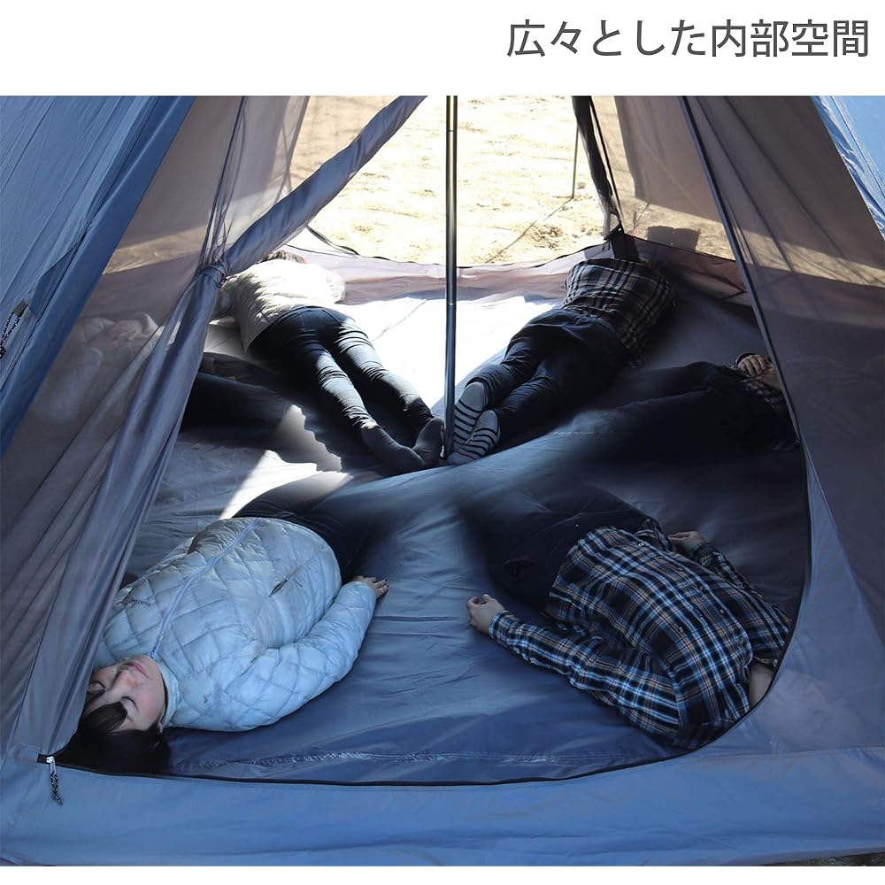 DOD One Pole Tent L for 8 people [Compact storage & easy setup]