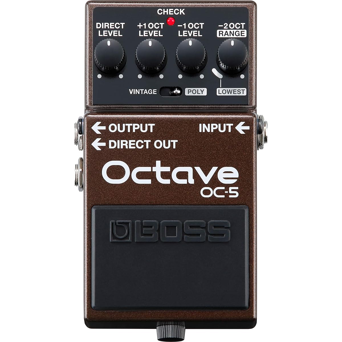 BOSS - Guitar effector/bass effector Octaver OC-5 Octave + KORG AW-OTB-POLY + Marks original cloth set
