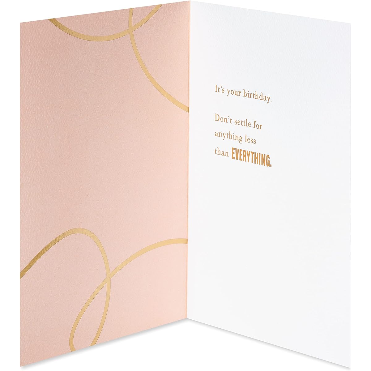 American Greetings Birthday Card for Women (Don't Settle)