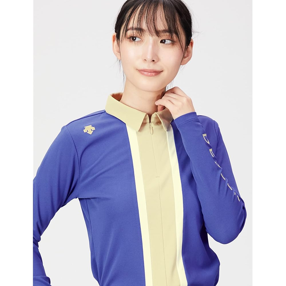 [DESCENTE] 22 Fall/Winter Model Golf Long Sleeve Shirt Stretch Sweat Absorbent Quick Drying UV Care UPF50+ Women's