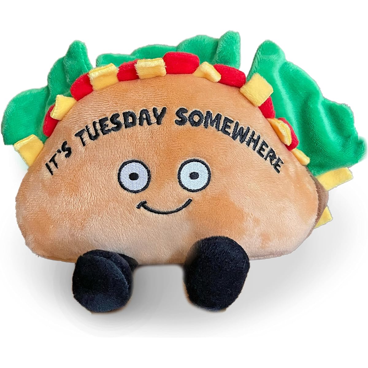 Panchikins Stuffed Tacos It's Tuesday Somewhere - Cheerful Food Valentine's Gift for Friends