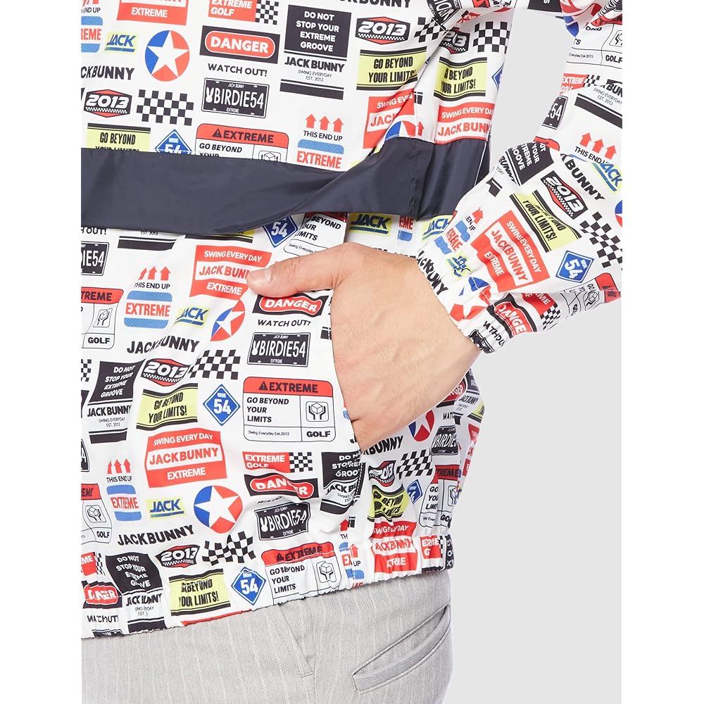 [Jack Bunny] Men's water-repellent full-zip blouson (4-way stretch/mesh lining) / Golf outerwear / 262-2120201