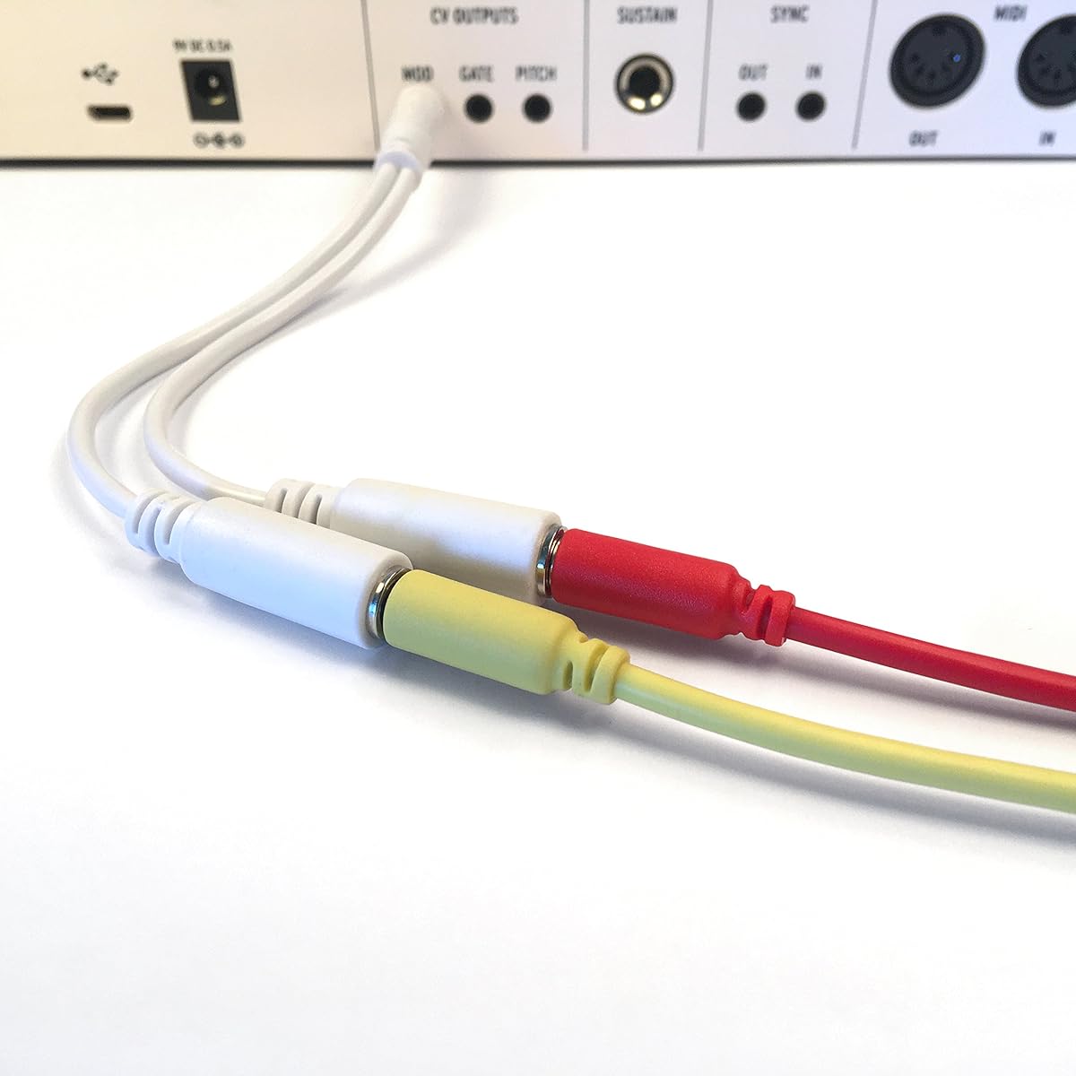 3 x Eurorack patch cable splitter - pluggable module cable alternative 3.5mm mono jack