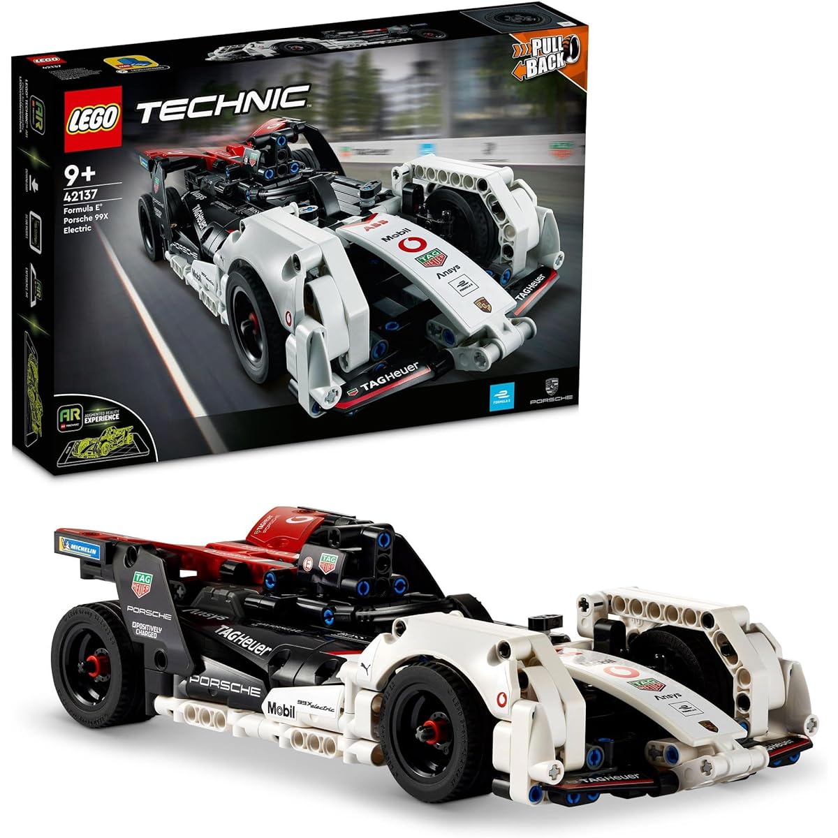 LEGO Technic Formula E(R) Porsche 99X Electric 42137 Toy Blocks Gift STEM Educational Car Boys Ages 9 and Up