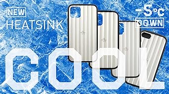 Sanhayato Resistant to heat and shock! 2nd smartphone case that cools down by 5℃ just by attaching it HEATSINK-5℃ Cool (for iPhone 11 Pro Max) (*Can also be used for XS Max) Metallic Silver HS5C-CL-11ProMax