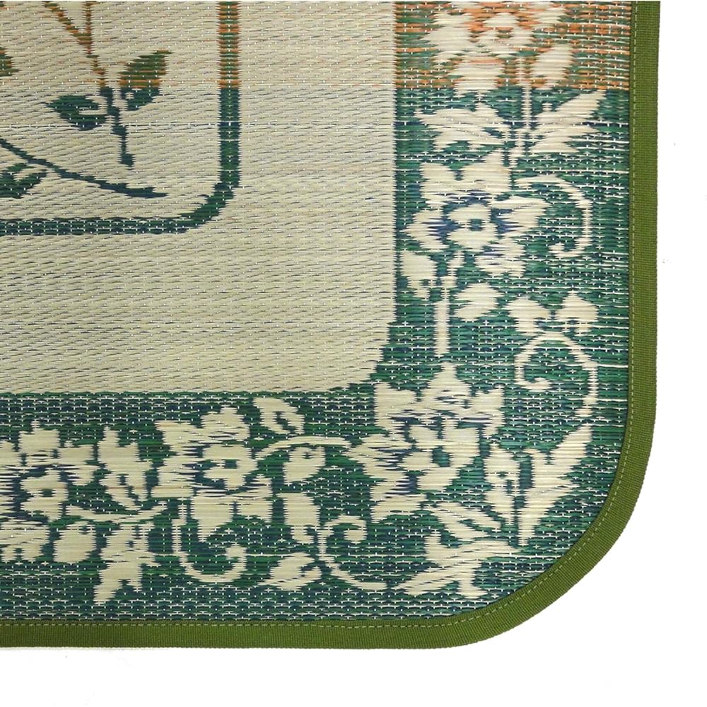 Hagiwara Rush Green Approx. 200 x 250cm Domestic Rush Rug Compact Storage "Emperor" 81906701