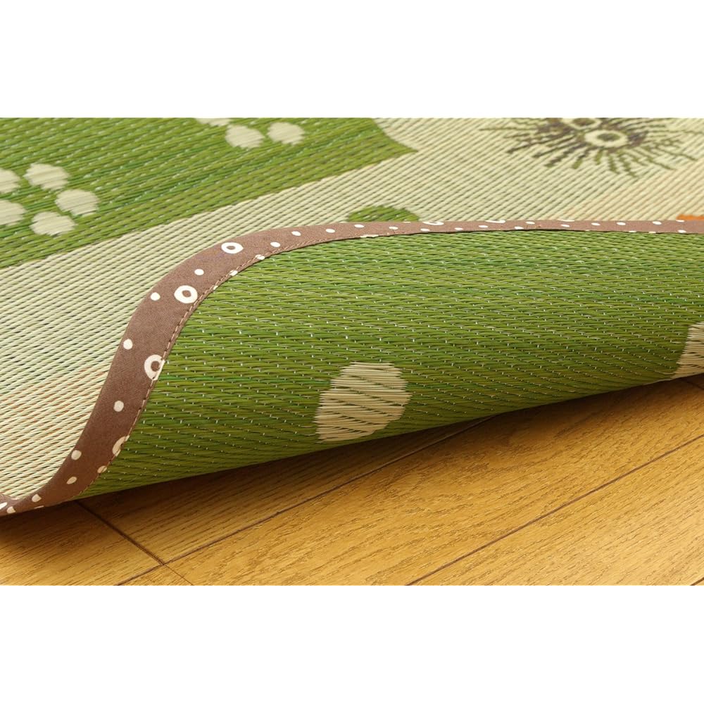 Ikehiko Totoro Rush Rug Carpet Domestic "Japanese Heart" Approx. 140 x 200 cm 8207300
