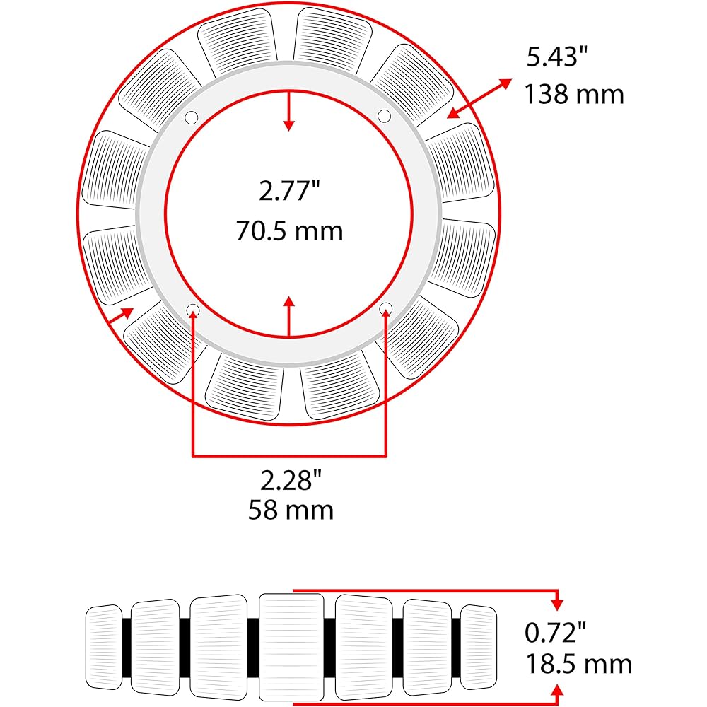 Compatible with Caltric Stator Kohler 7000 Series KT715 KT725 KT730 KT735 KT740 KT745 OHC TH16 TH18
