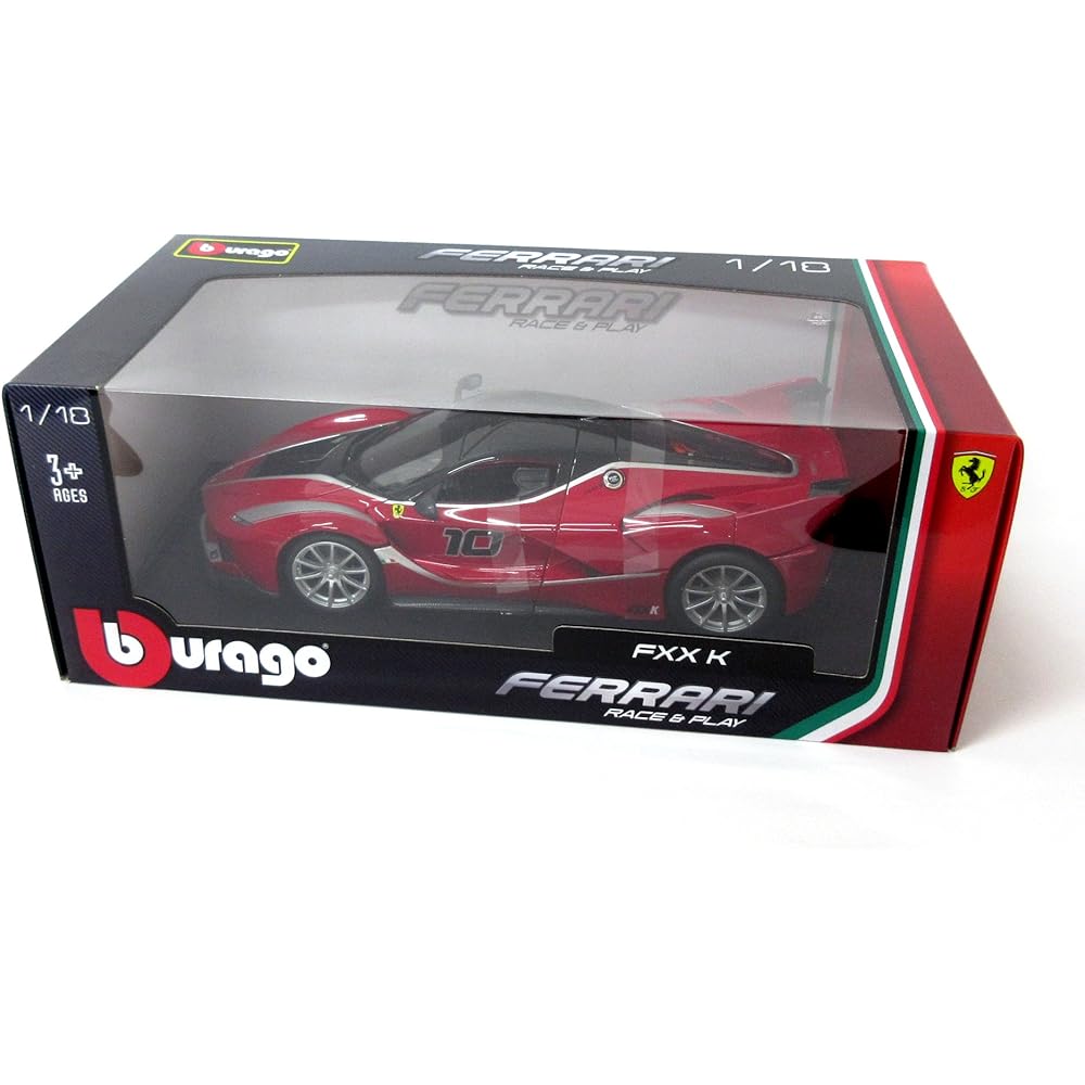 Mini Car Burago Ferrari Race & Play Series 1:18 FXXK 200-460