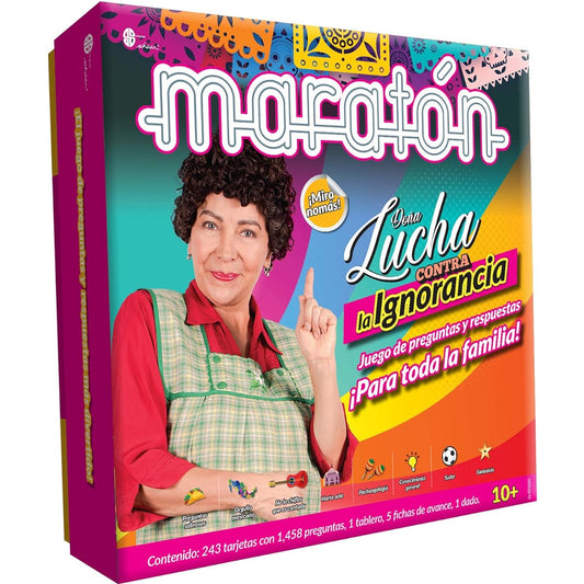 Marathon Board Game Doña Fight Against Ingorancia