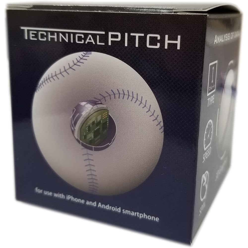 Acrodea Technical Pitch TECHNICALPITCH Pitching Data Analysis Rigid Baseball Ball Bluetooth Compatible