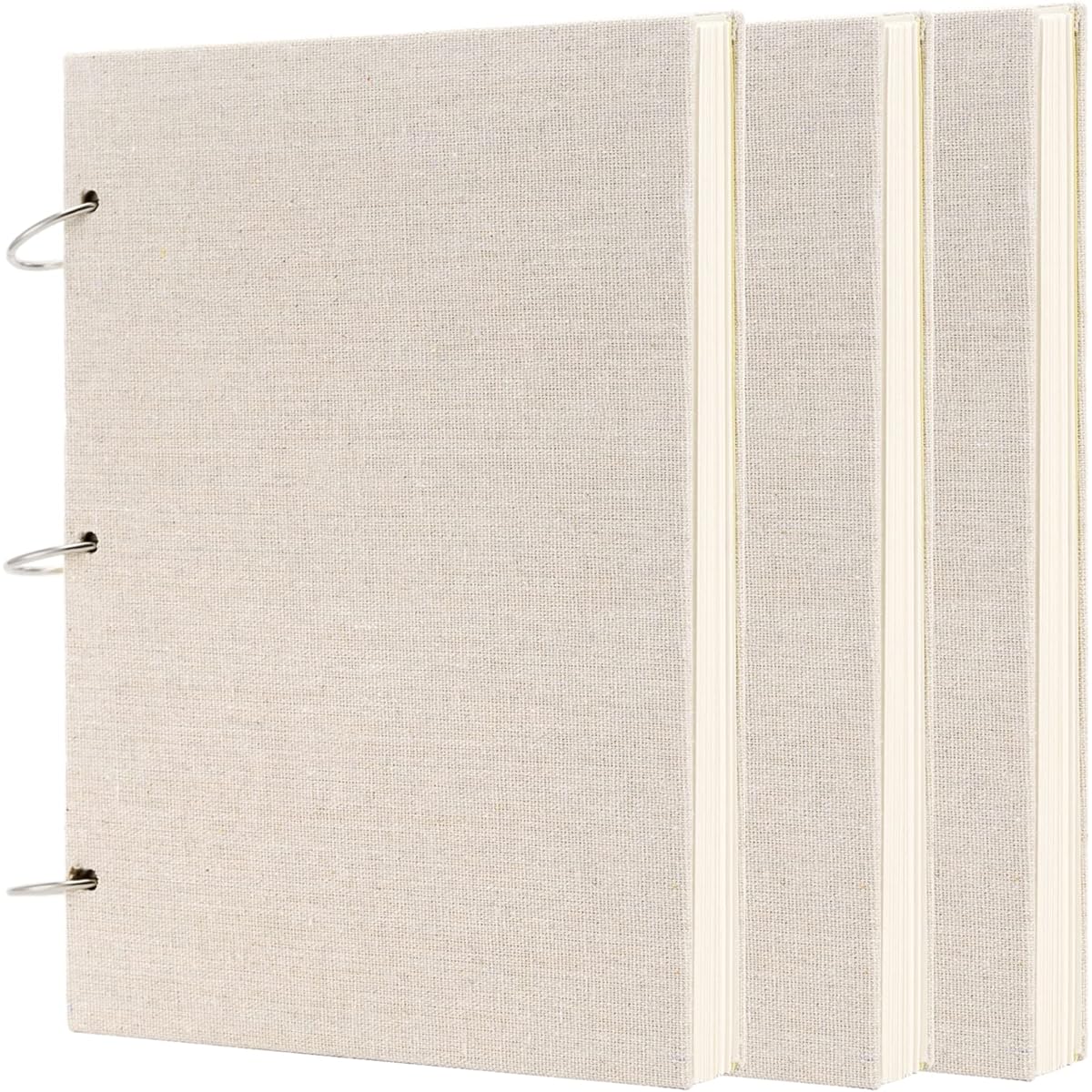 Peohud Sketchbook 3 Pack 7.5 x 10 Inch Spiral Bound Sketchpads 60 Sheets Each (160gsm) Art Book Sketchbook Drawing Painting Writing Paper for Artists and Beginners Use with Pencils and Crayons
