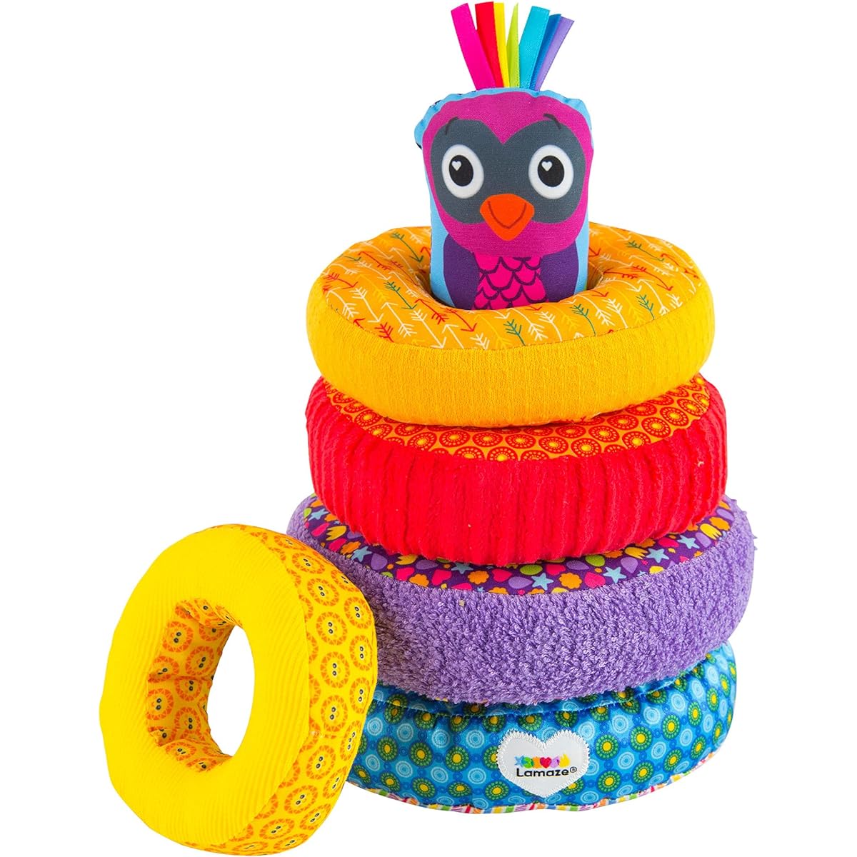 Lamaze Rainbow Rings Stacking Toy
