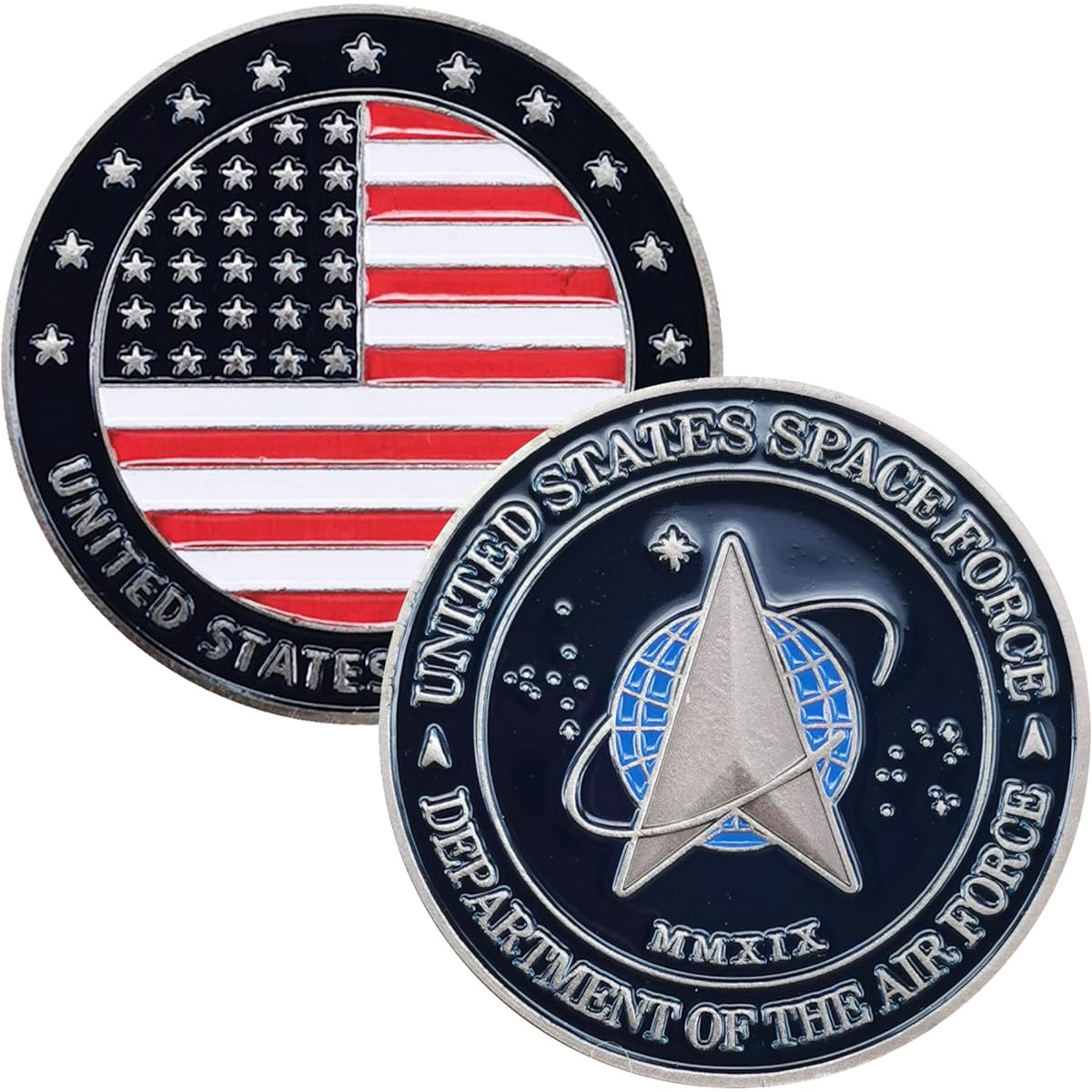 Strugglejewelry US Air Force American Flag Military Challenge Coin