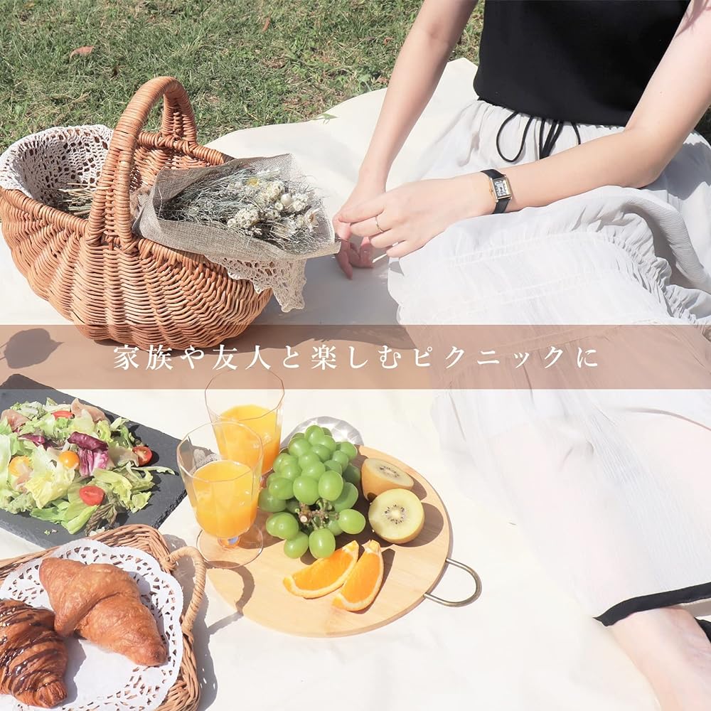 [HABRIC comfy sheet with special bag] Made in Japan Leisure sheet 1.8m x 1.8m Off-white dull color Waterproof Lightweight Compact Versatile Versatile for picnics, outdoor festivals, camping, outdoors