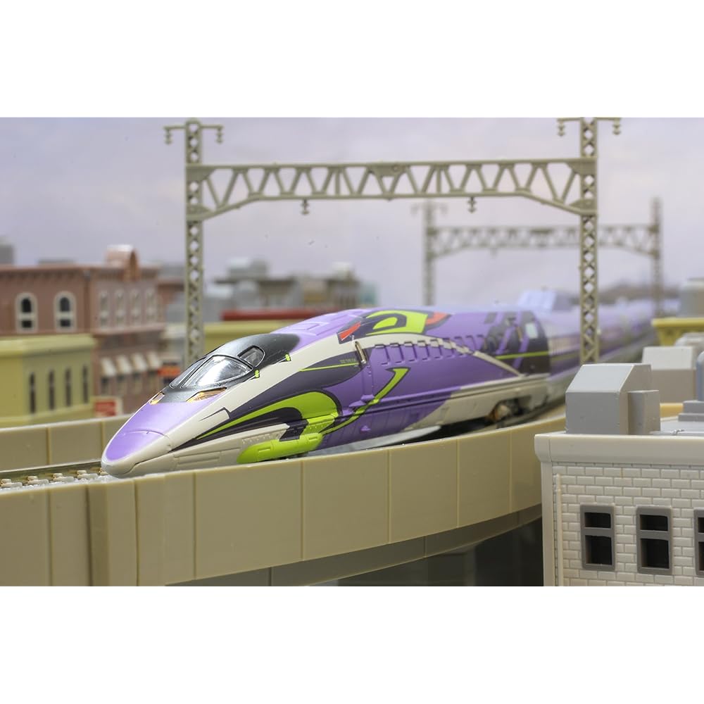 Rokuhan Z Gauge T013-4 Shinkansen Evangelion Project 500TYPE EVA 3-Car Basic Set