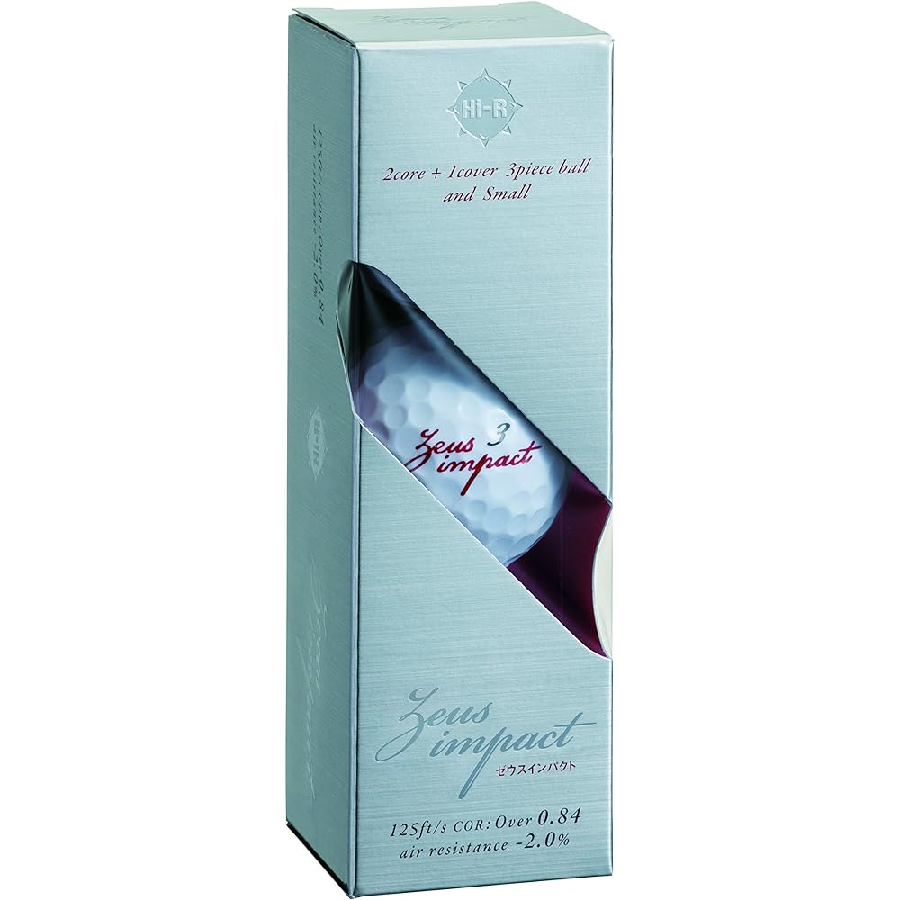 Kasco Golf Ball ZEUS IP BALL 12 pieces White