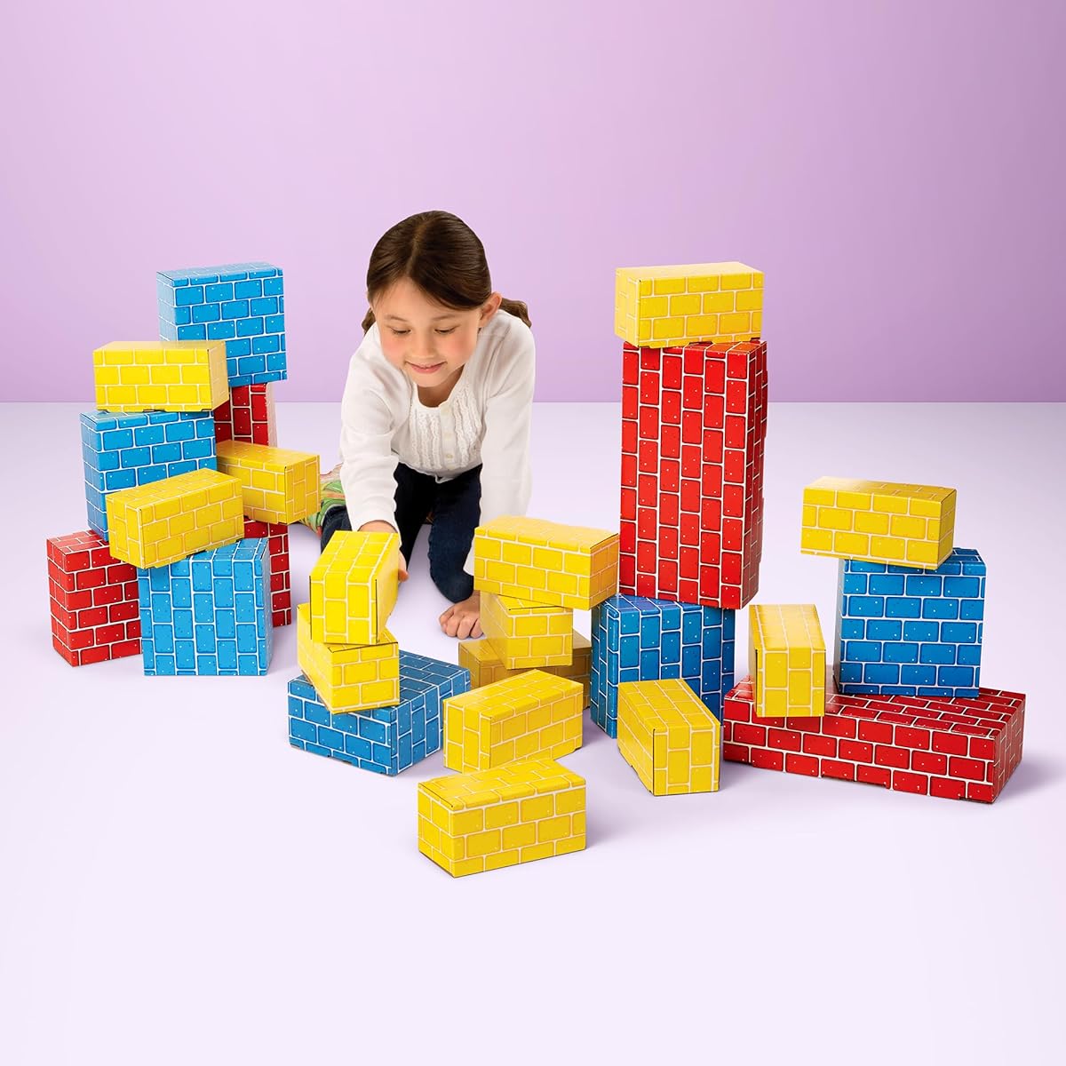 Melissa & Doug Jumbo Cardboard Blocks 24 Pieces [MD2783]