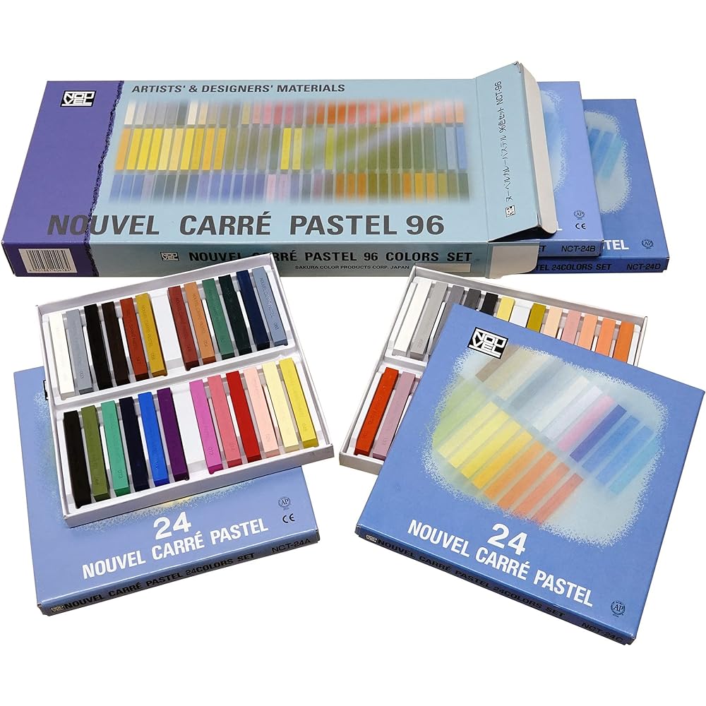 Talens Japan Talens Curry Pastel 96 Color Set Paper Box NCT-96 404189