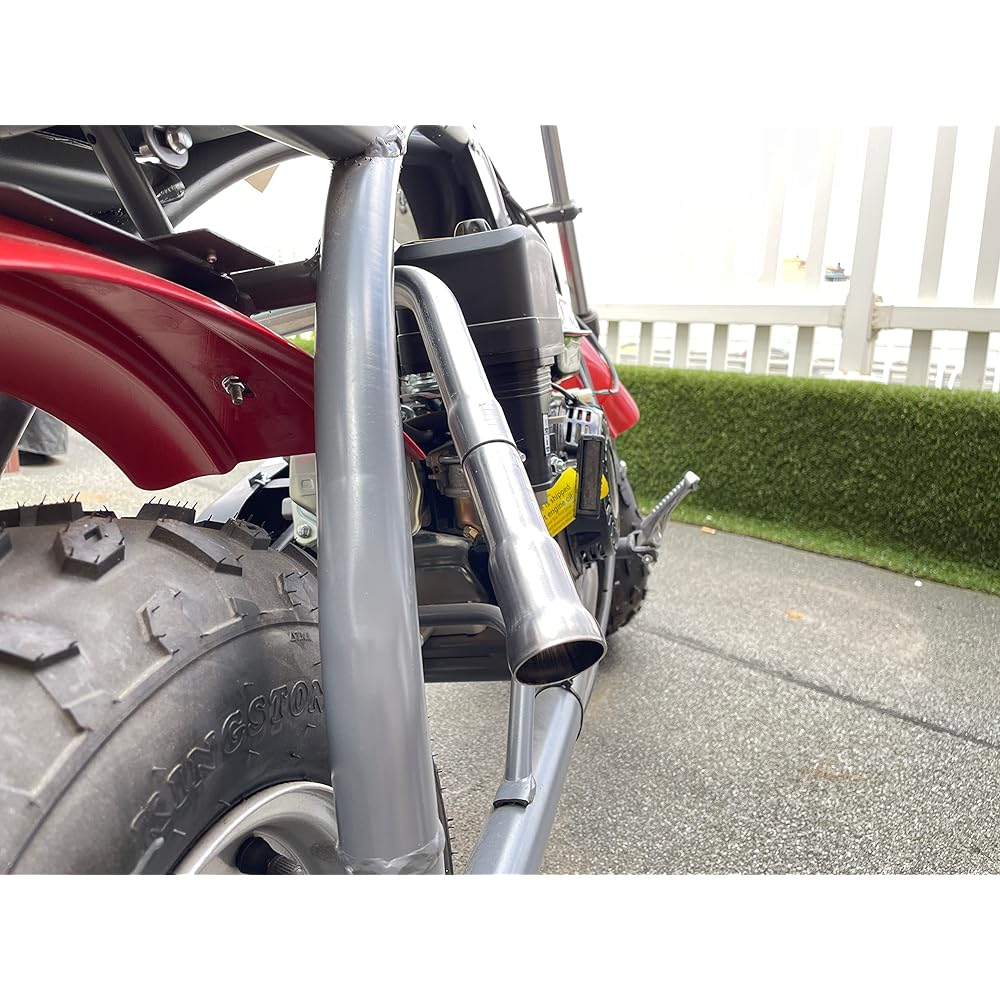 SJVLXHI 3 Stage Exhaust Tip 3/4 Male Thread for Predator 196cc 212cc Go Kart Mini Bike Coleman CT200U-EX BT200x Coleman CT100U / cc100x Mini Bike Honda GX160 GX200