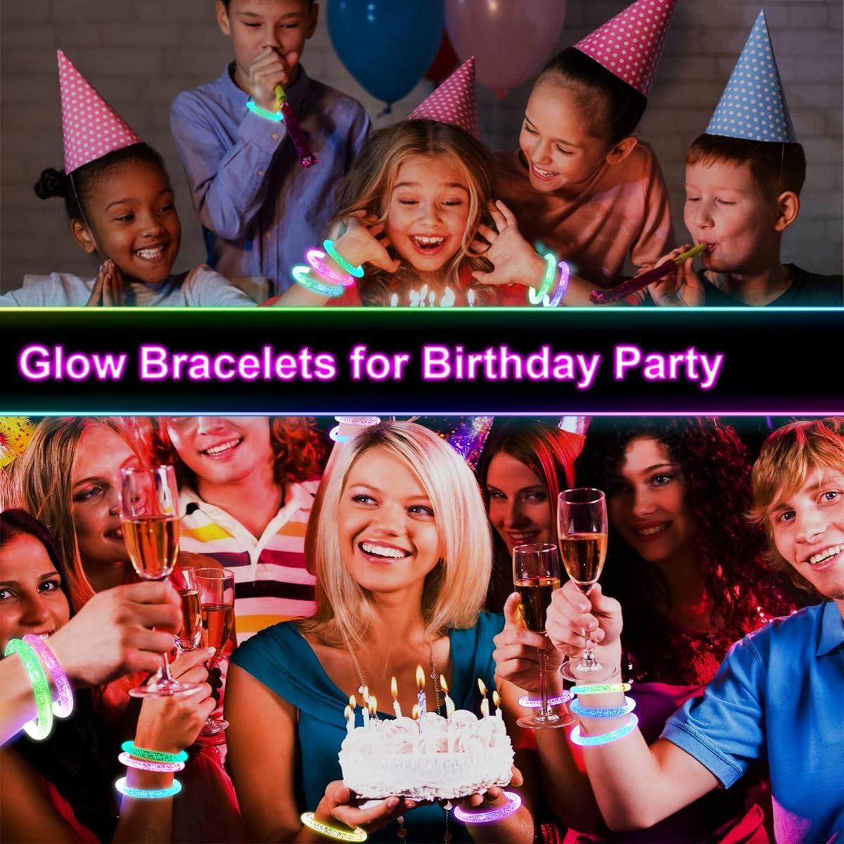90 Light Up Party Favors for Kids