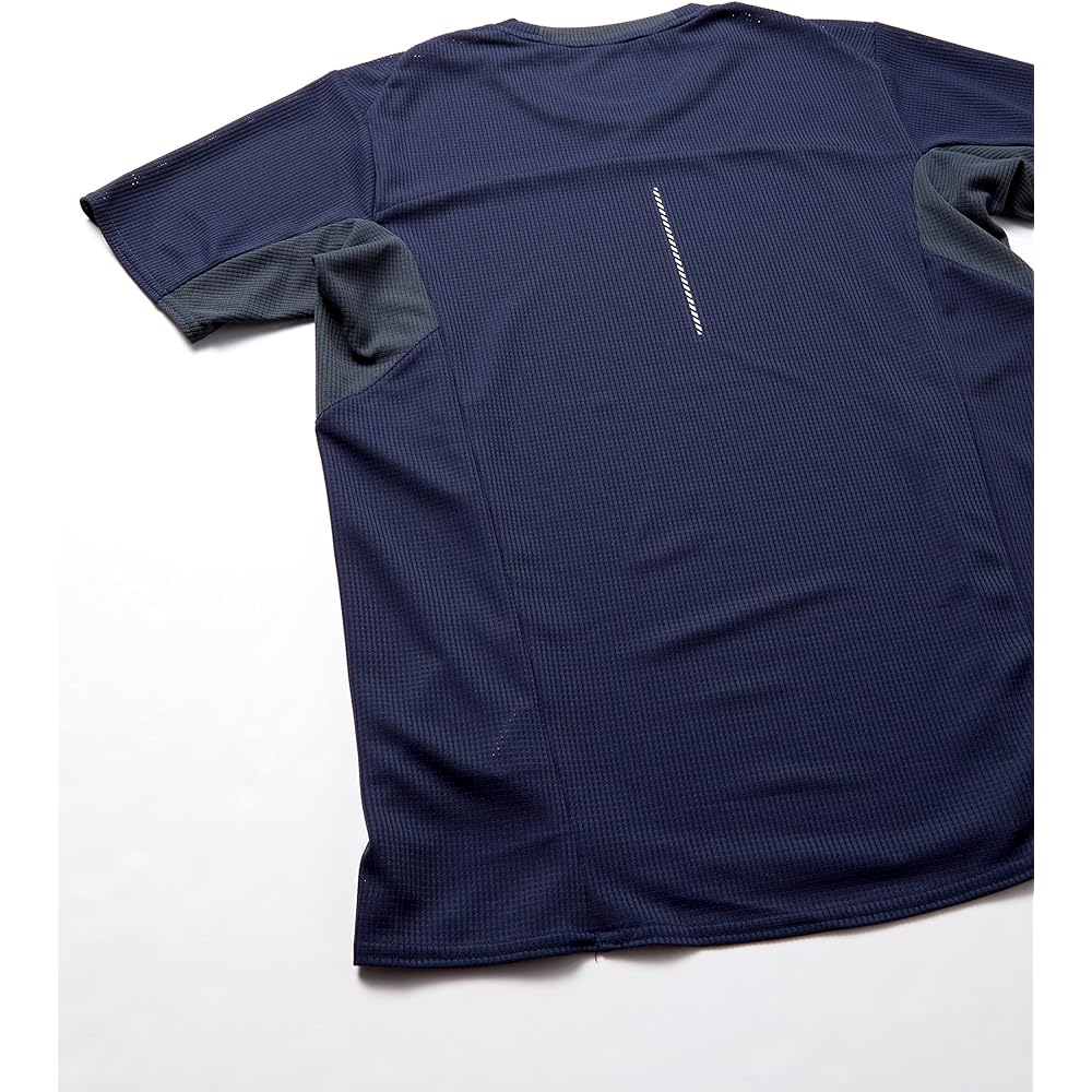 Mizuno 32MA1021 Men's Training Wear, Dry Aeroflow T-Shirt, Short Sleeve, Highly Breathable, Sweat Absorbent, Quick Drying