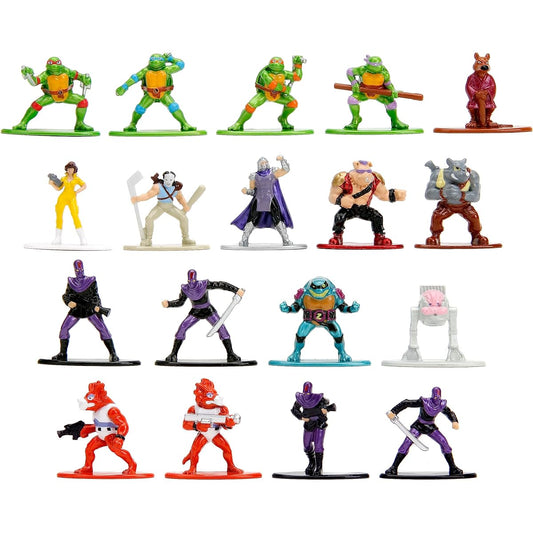 Teenage Mutant Ninja Turtles 1.65" 18 Pack Series 1 Diecast Figures Toys for Kids and Adults