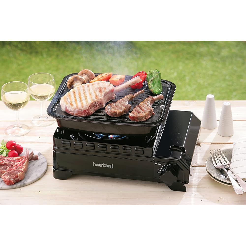 Iwatani Iwatani Cassette Foo Cassette Stove Tough Maru Black CB-ODX-1-BK