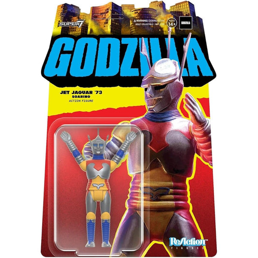 SUPER7 Godzilla Jet Jaguar '73 Soaring Toho Reaction Figure 3.75 inch