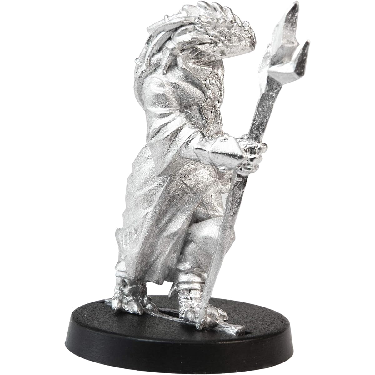 Stonehaven Miniatures Half Dragon Wizard Miniature Figure 38mm - 100% Pewter Metal - Includes Slotted Creator Base - 28mm Scale Table Top for War Games - Designed & Manufactured in the USA