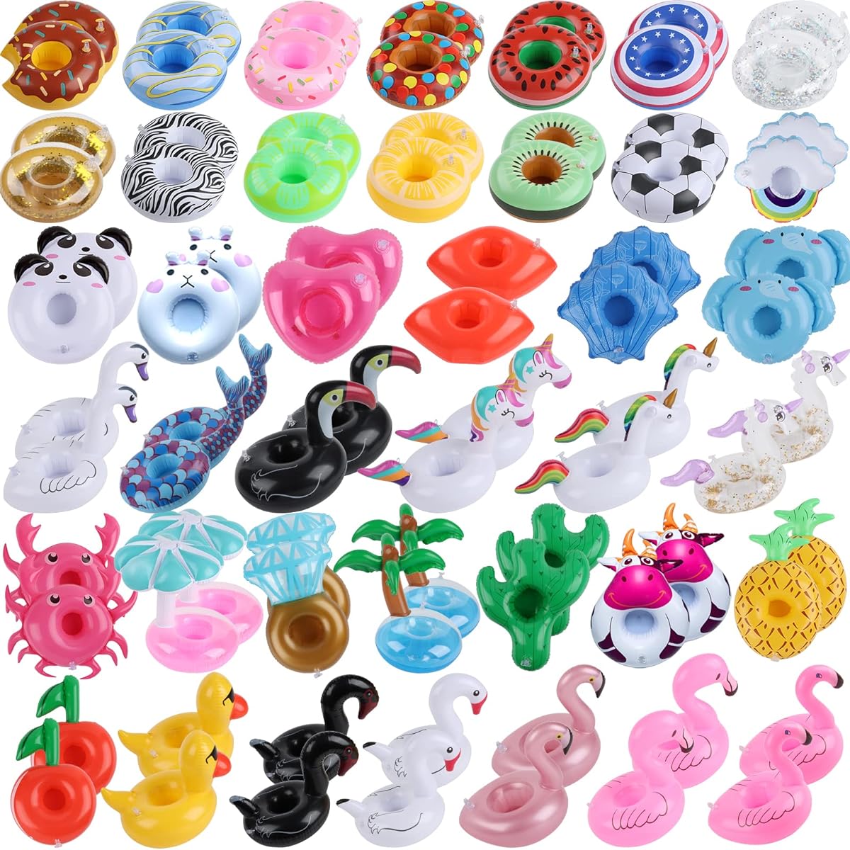 Kleeblatt Pool Drink Float Inflatable Drink Holder Floating Cup Holder Drink Float for Pool Party